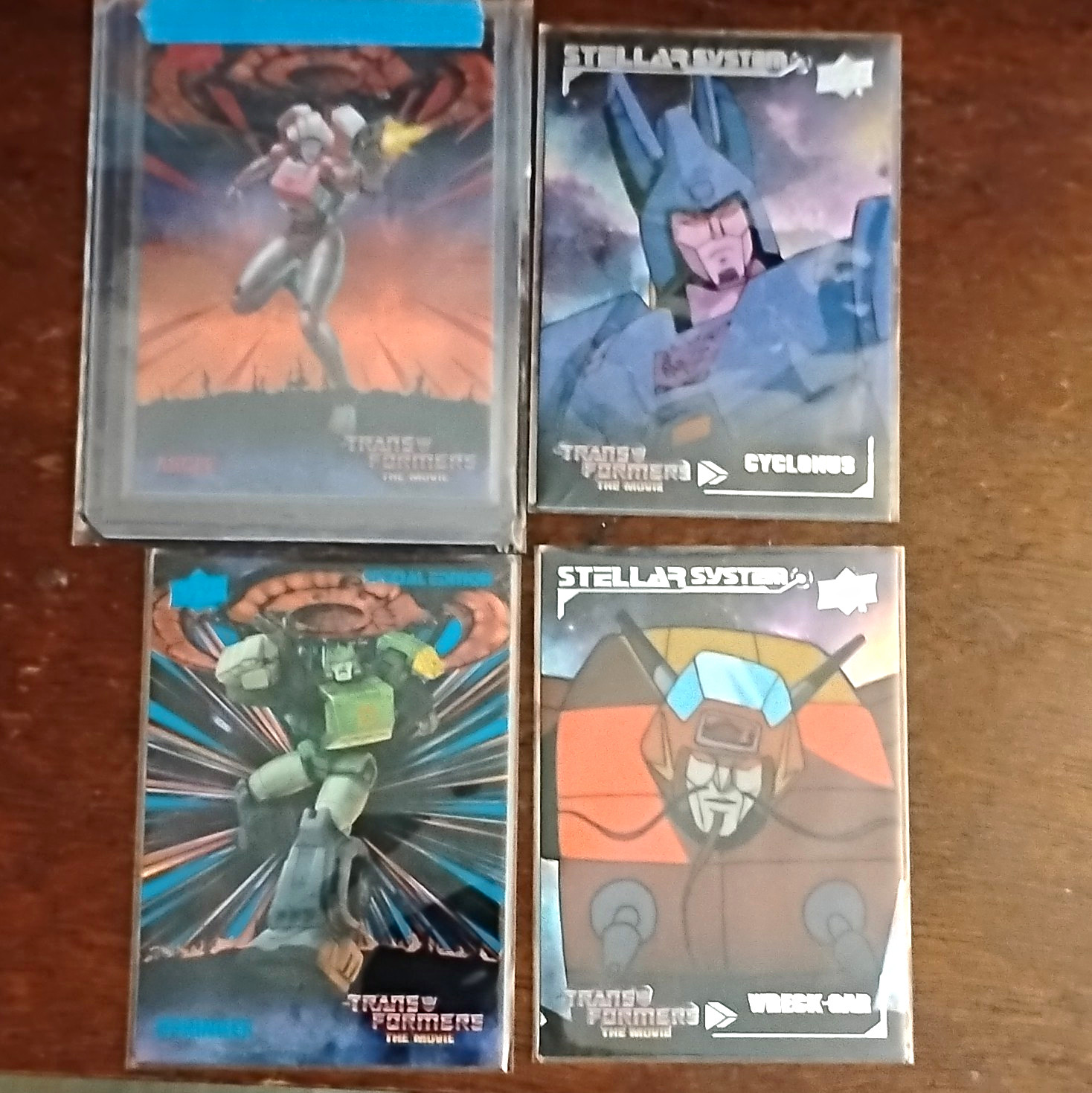 Upper Deck Transformers The Movie 40th Anniversary Special Edition 3-Card Lot