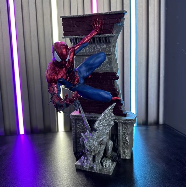 H29CM Spider-Man PVC Model Spider-Man：Far From Home GK Statue Collectibles W/Box