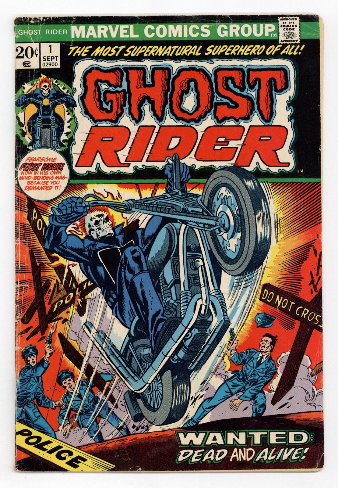 Ghost Rider #1 GD/VG 3.0 1973 1st app. Daimon Hellstrom (Son of Satan)