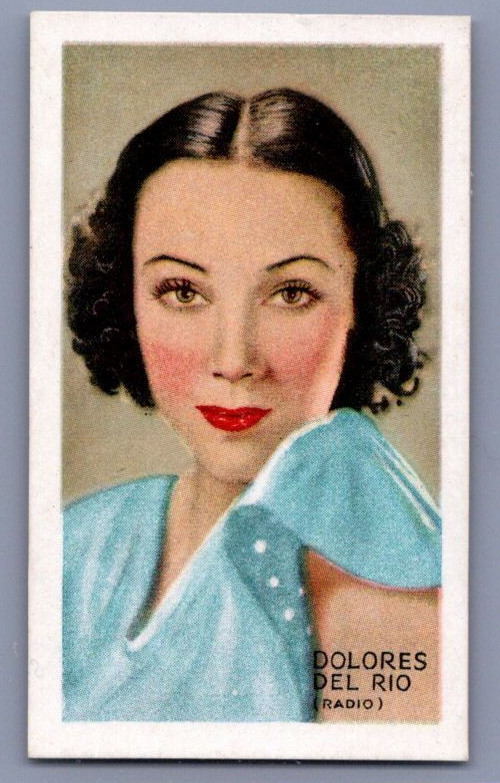 1934 Gallaher Champions - #9 Dolores Del Rio 1934 Gallaher Champions - #9 Dolores Del Rio