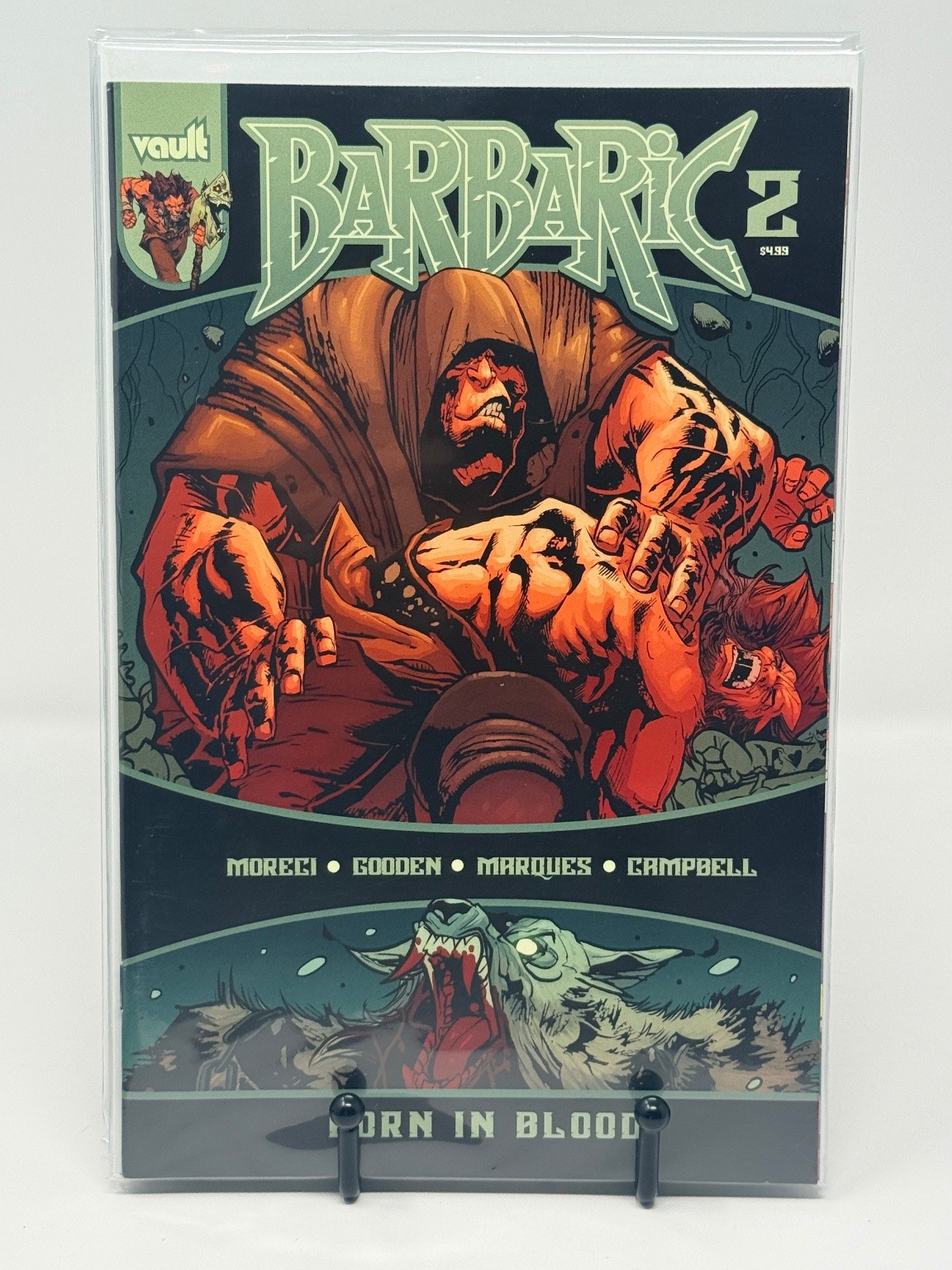 BARBARIC #2 Vault Comics Modern Age Gooden Campbell BARBARIC #2 Vault Comics Modern Age Gooden Campbell