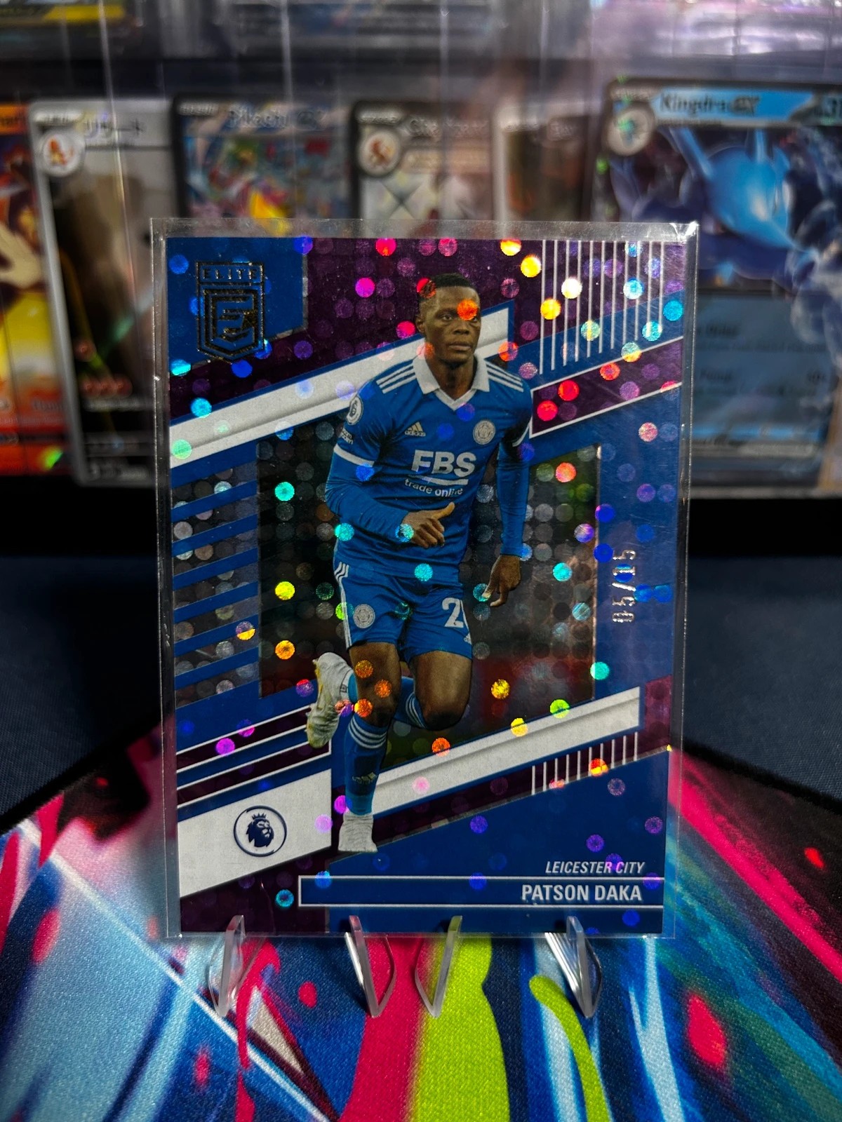 Patson Daka Numbered /15 Leicester City - 22/23 Panini Donruss Elite