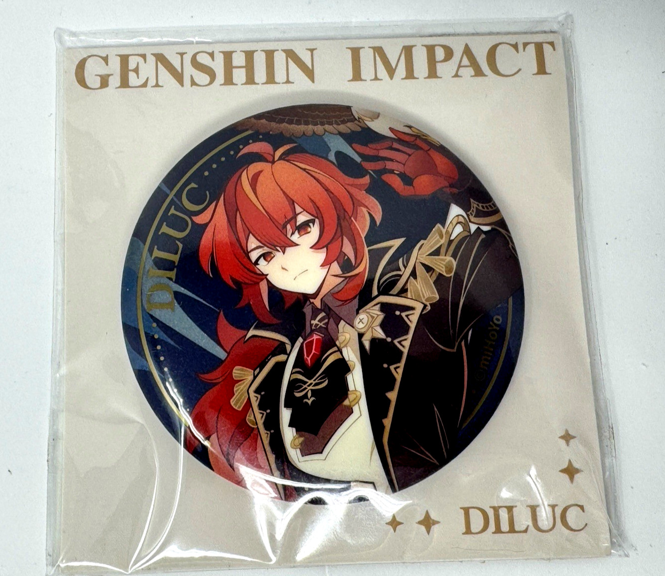 Genshin Impact Badges Character Tinplate miHoyo- DILUC
