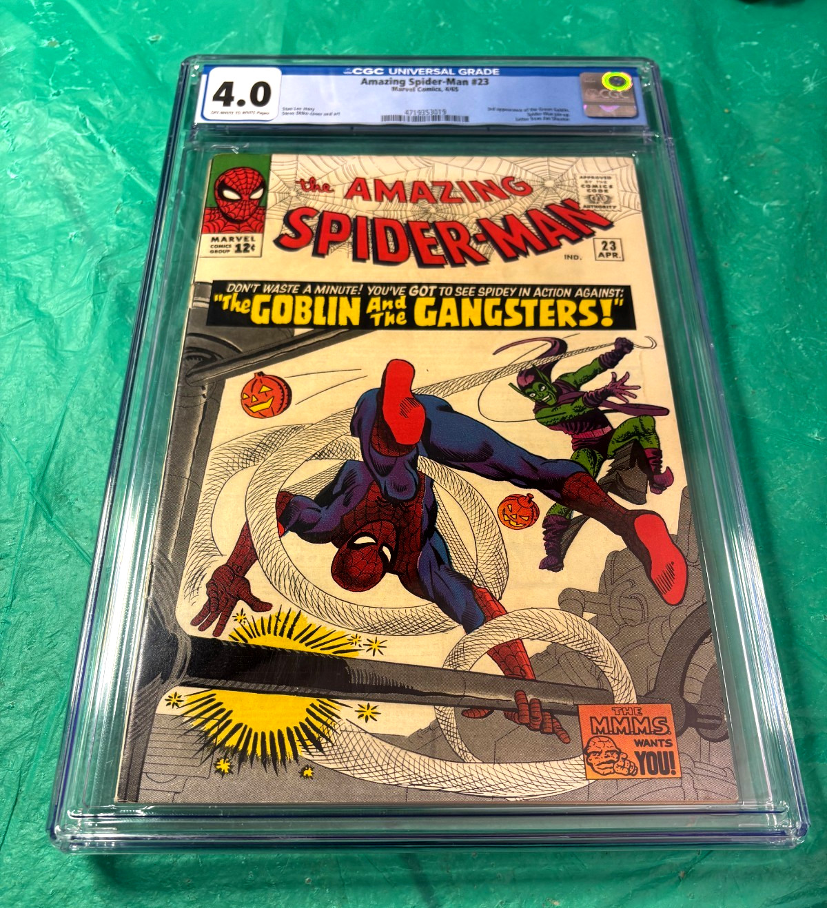 Amazing Spider-Man #23 / CGC 4.0 / 1965 / 3rd App. Green Goblin / Comic Book