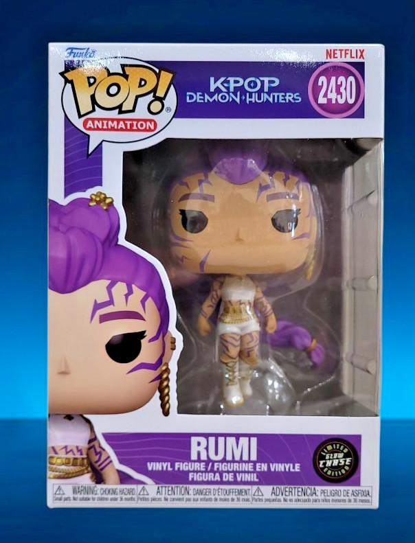 Funko Pop Kpop Demon Hunters - Rumi #2430 - CHASE - w/Protector