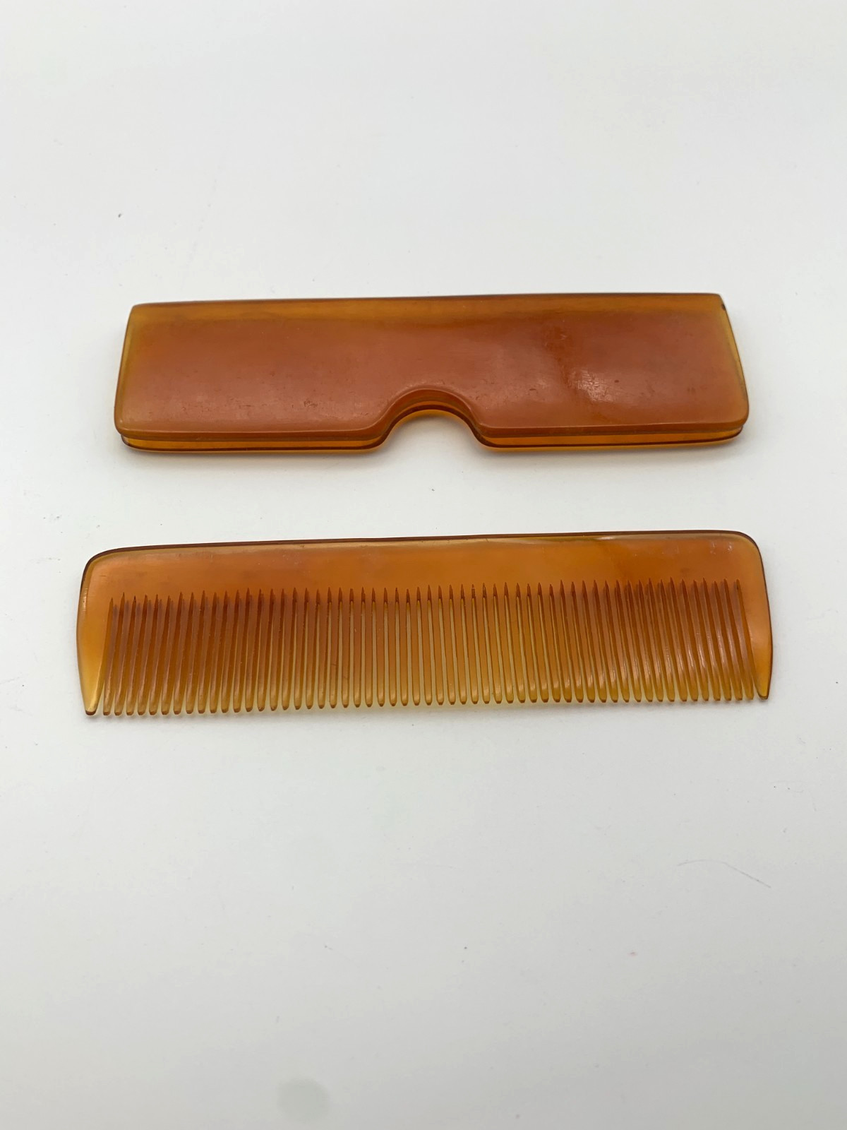 Vintage Celluloid Pocket Comb & Cover 4 Vintage Celluloid Pocket Comb & Cover 4