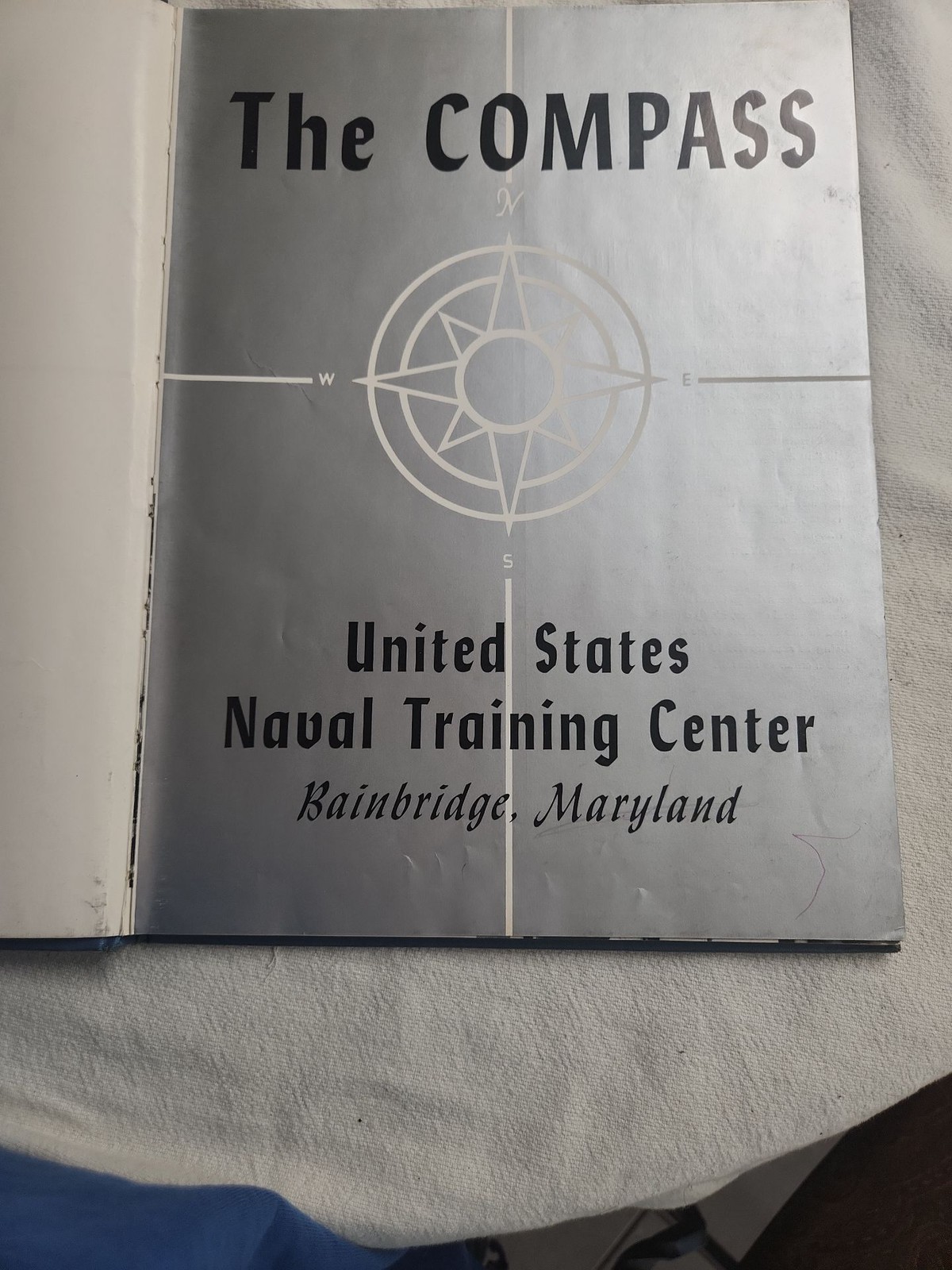 1952 US Naval Training Center Bainbridge 'The Compass' Cruise Book (Boot Camp)