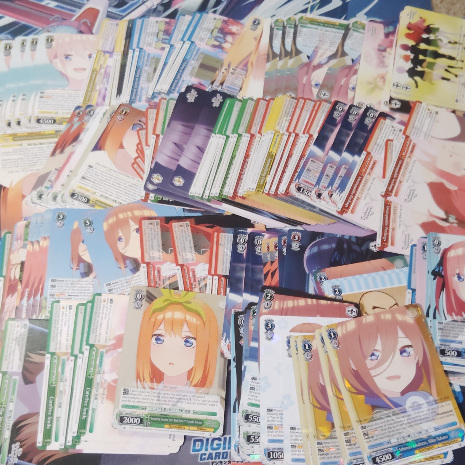 The Quintessential Quintuplets Weiss Schwarz Card 200 cards lot bulk anime