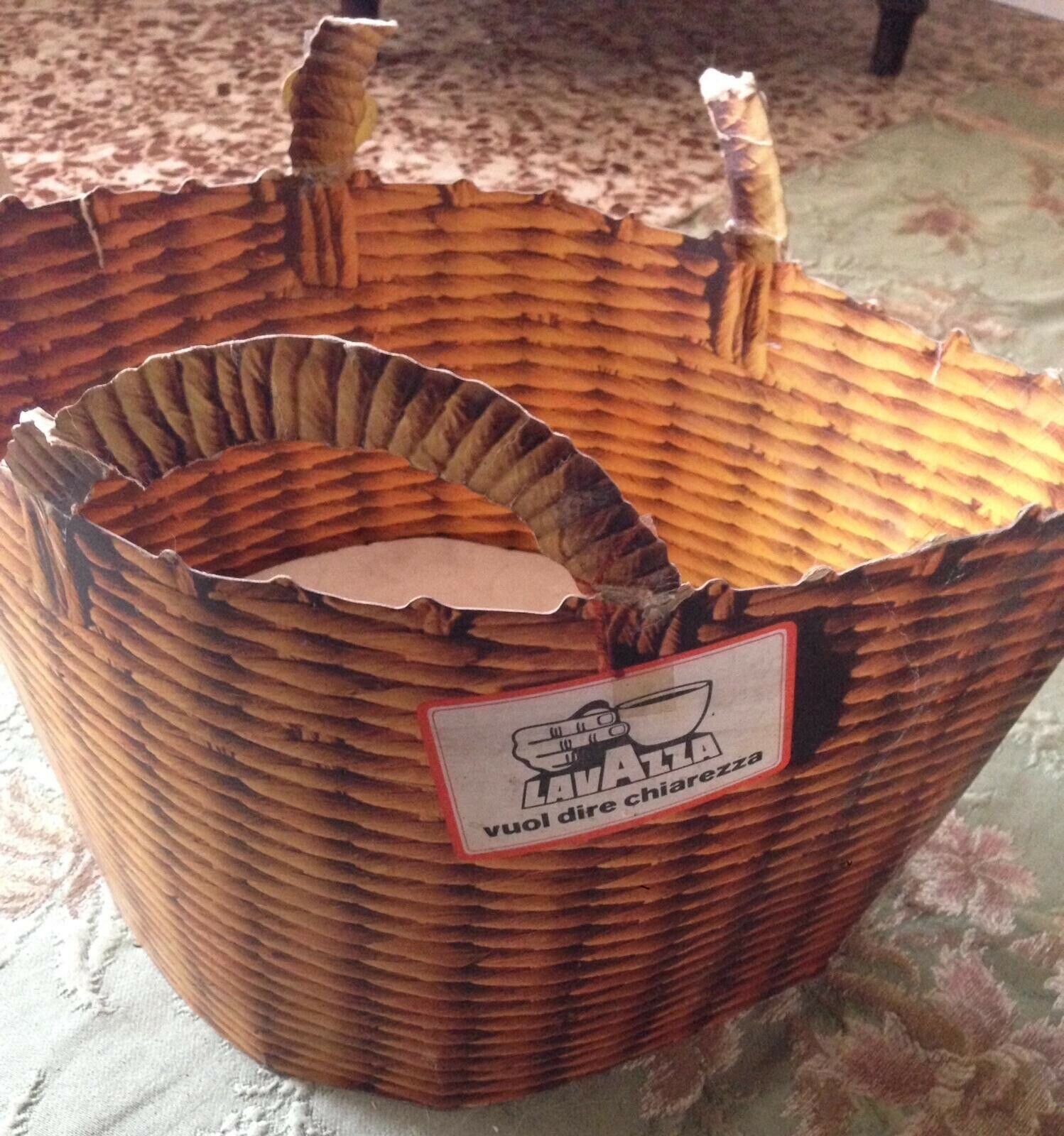 VERY RARE PROMOTIONAL LAVAZZA CARDBOARD FROM POINT OF SALE 70s as pictured