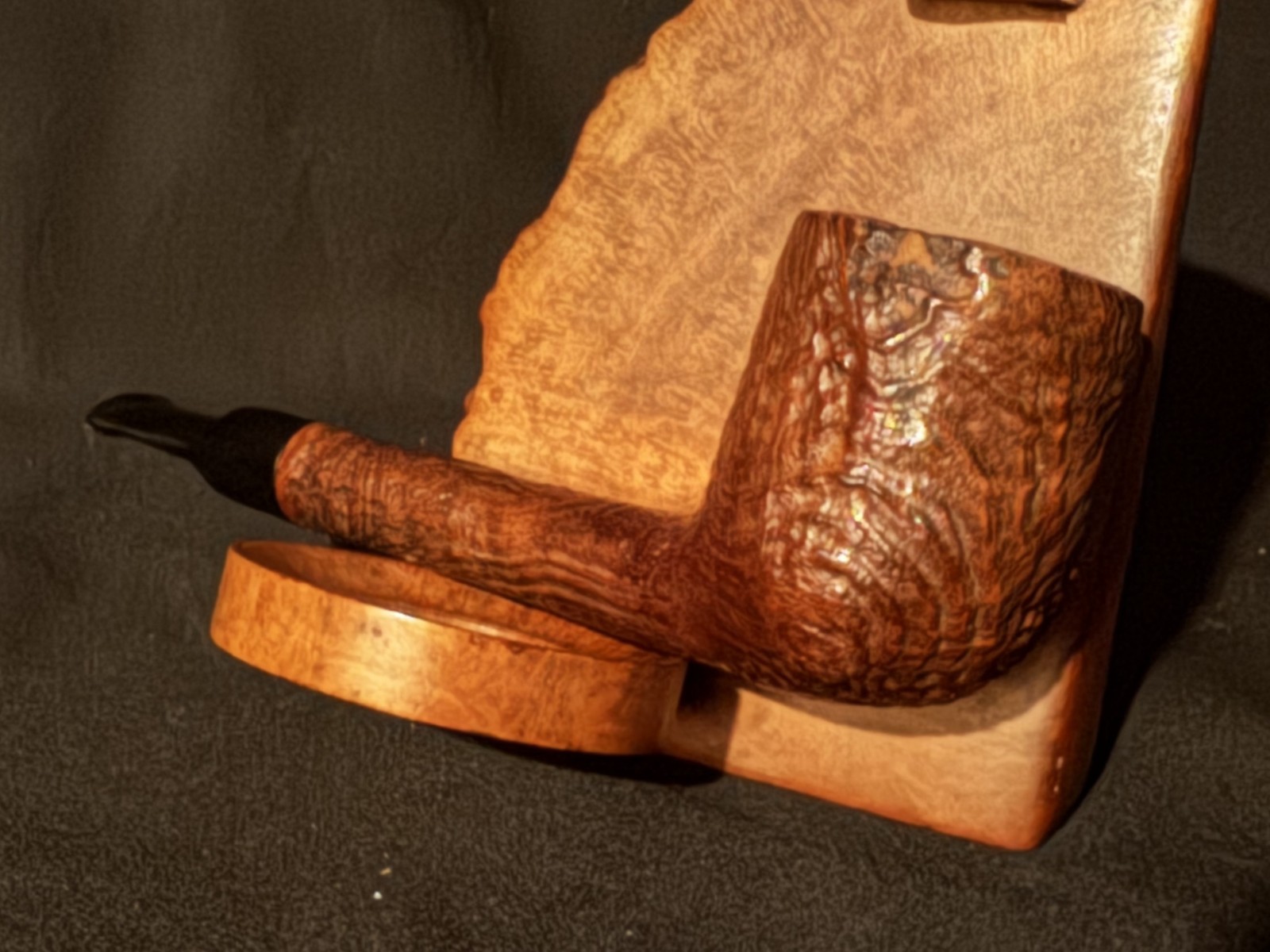 British Briar, Made in London (Peterson Sub Brand or Old Version) Tan Sandblast