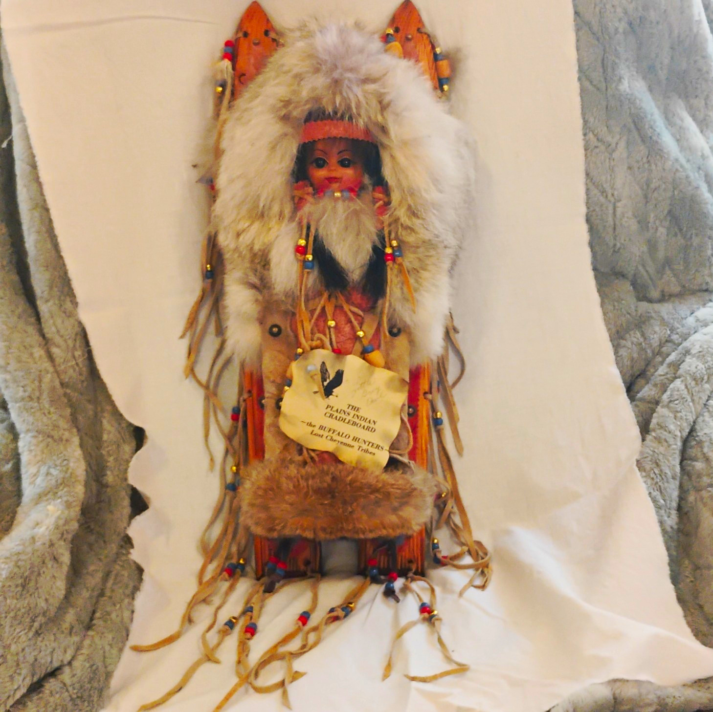 Vintage The Plains Indian Cradleboard The Buffalo Hunters Lost Cheyenne Tribes