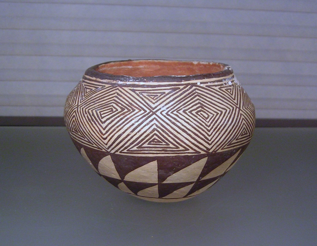 Acoma Pottery Bowl Signed EC