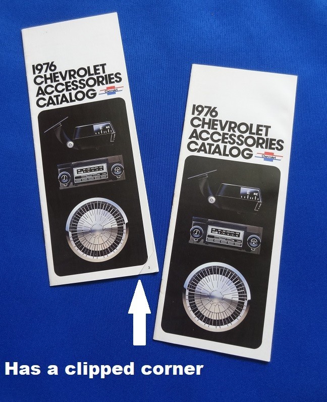 1976 Chevrolet Automobile ACCESSORIES Brochure - 2 for 1 SALE 1976 Chevrolet Automobile ACCESSORIES Brochure - 2 for 1 SALE