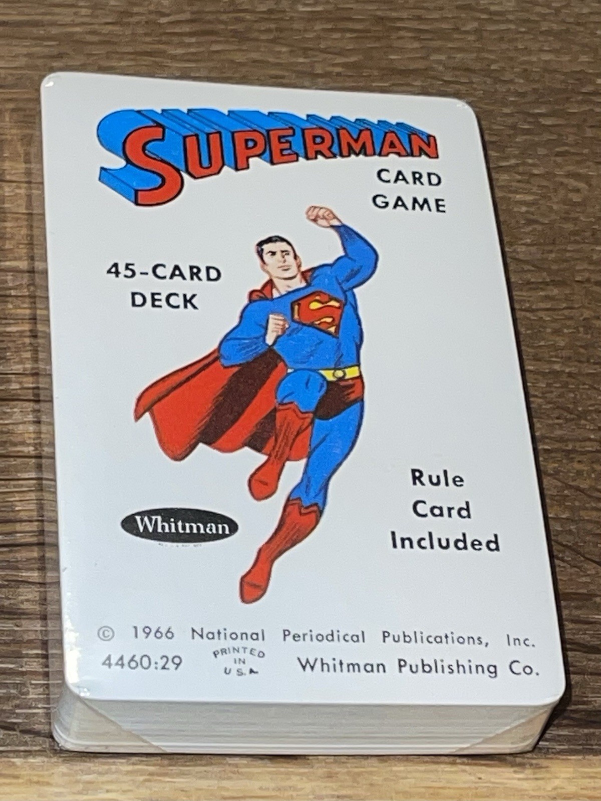 SUPERMAN 1966 National Periodical Publications Whitman SEALED Card Game RARE