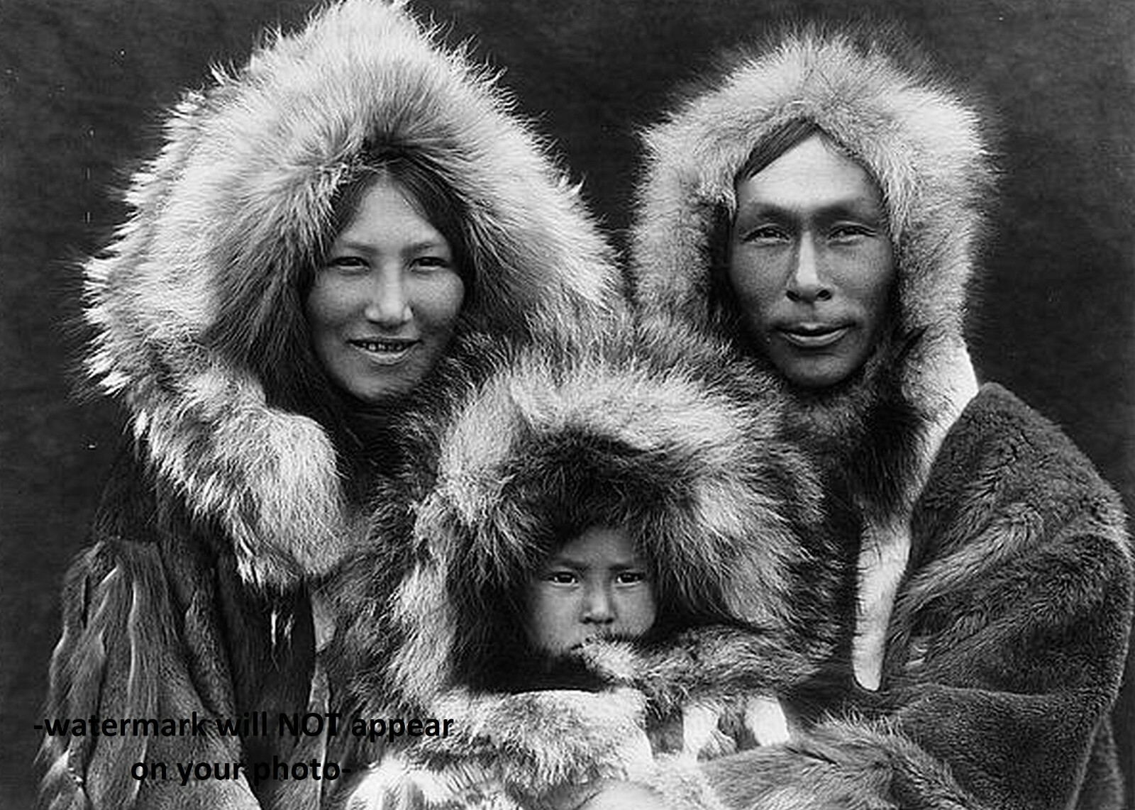 Eskimo Family 1929 Noatak Native American Indians ALASKA 8x10 Photo Reprint