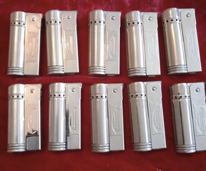 Set Of 10 Vintage Imco 6600 Chesterfield Petrol Lighters  Never Used