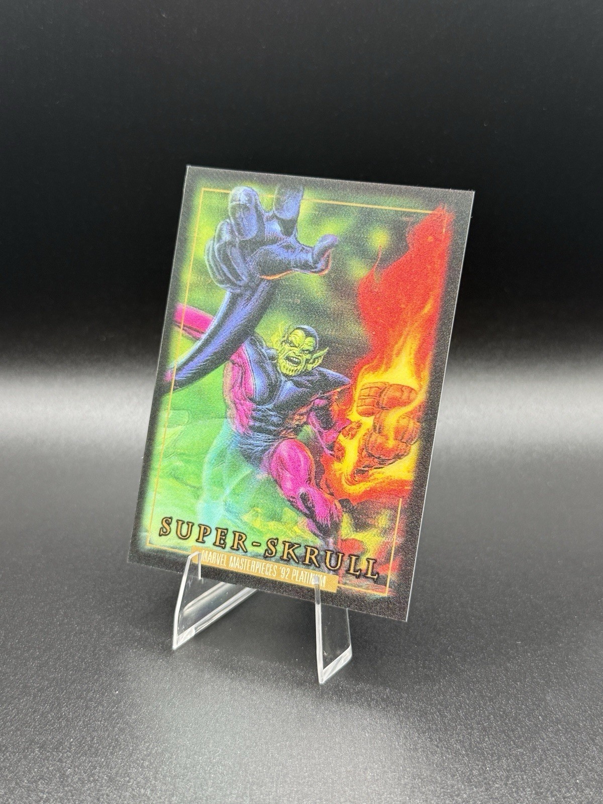 2024 Marvel Masterpieces \'92 Platinum - SUPER SKRULL - Lenticular #84