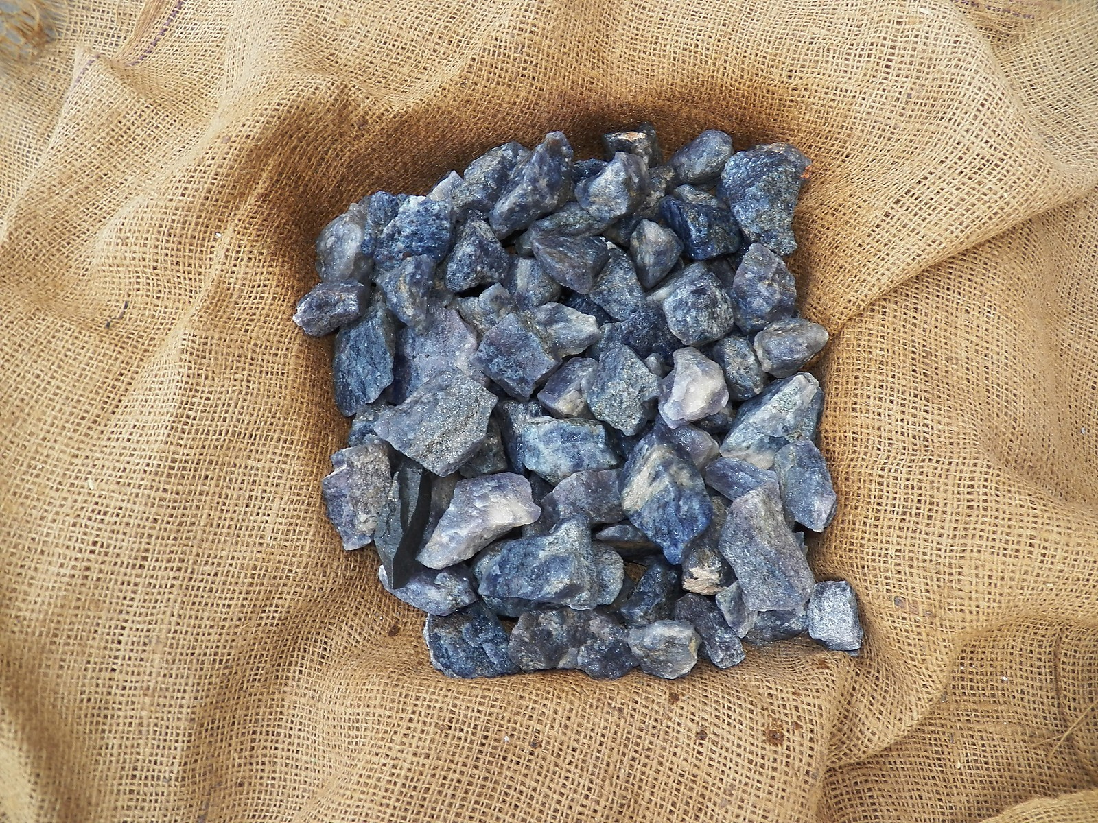 2000 Carat Lots of Iolite Rough - Plus a FREE Faceted Gemstone