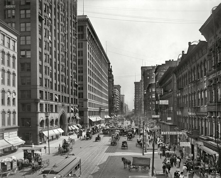 1907) State Street south from Lake Street, Chicago 8x10 Photos