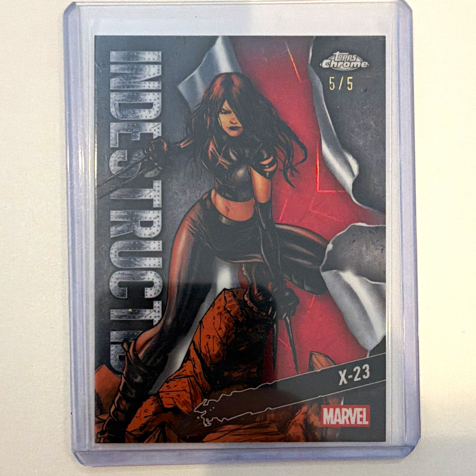 Topps 2025 Deadpool Topps Chrome Marvel X-23  Numbered 5/5