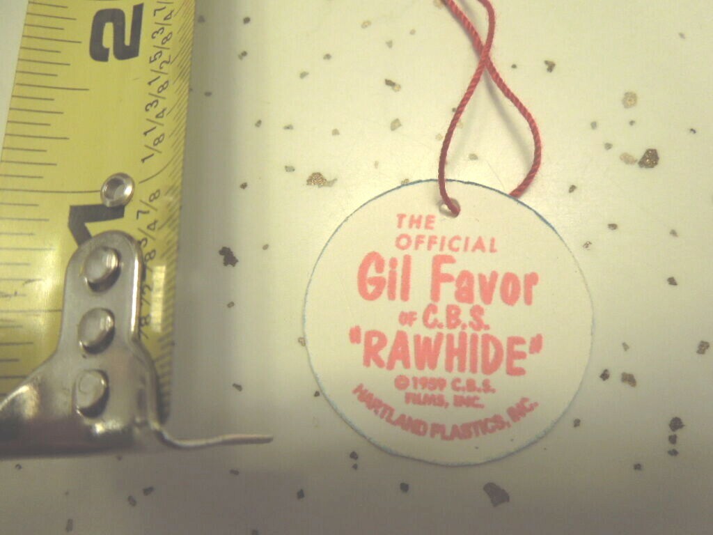 1950's   GIL FAVOR  Hartland  5 inch Mini Western Rider set custom  Hang Tag 