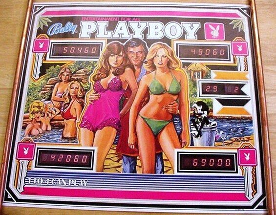 Playboy Pinball Machine Original Bally 1978 Poster