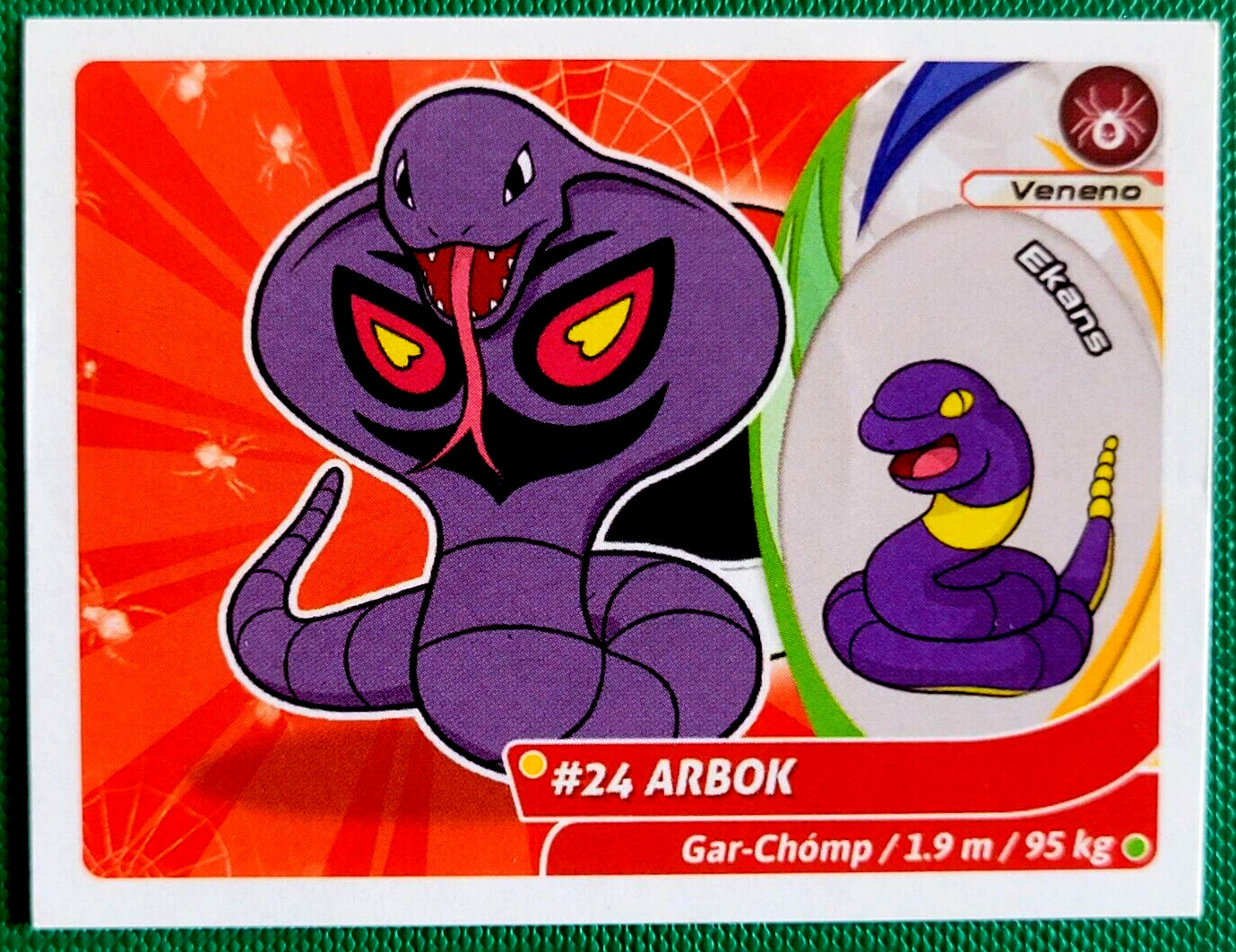 POKEMON MASTERS EE Sticker #147 ARBOK Ekans South America Edition PERU 2023 POKEMON MASTERS EE Sticker #147 ARBOK Ekans South America Edition PERU 2023