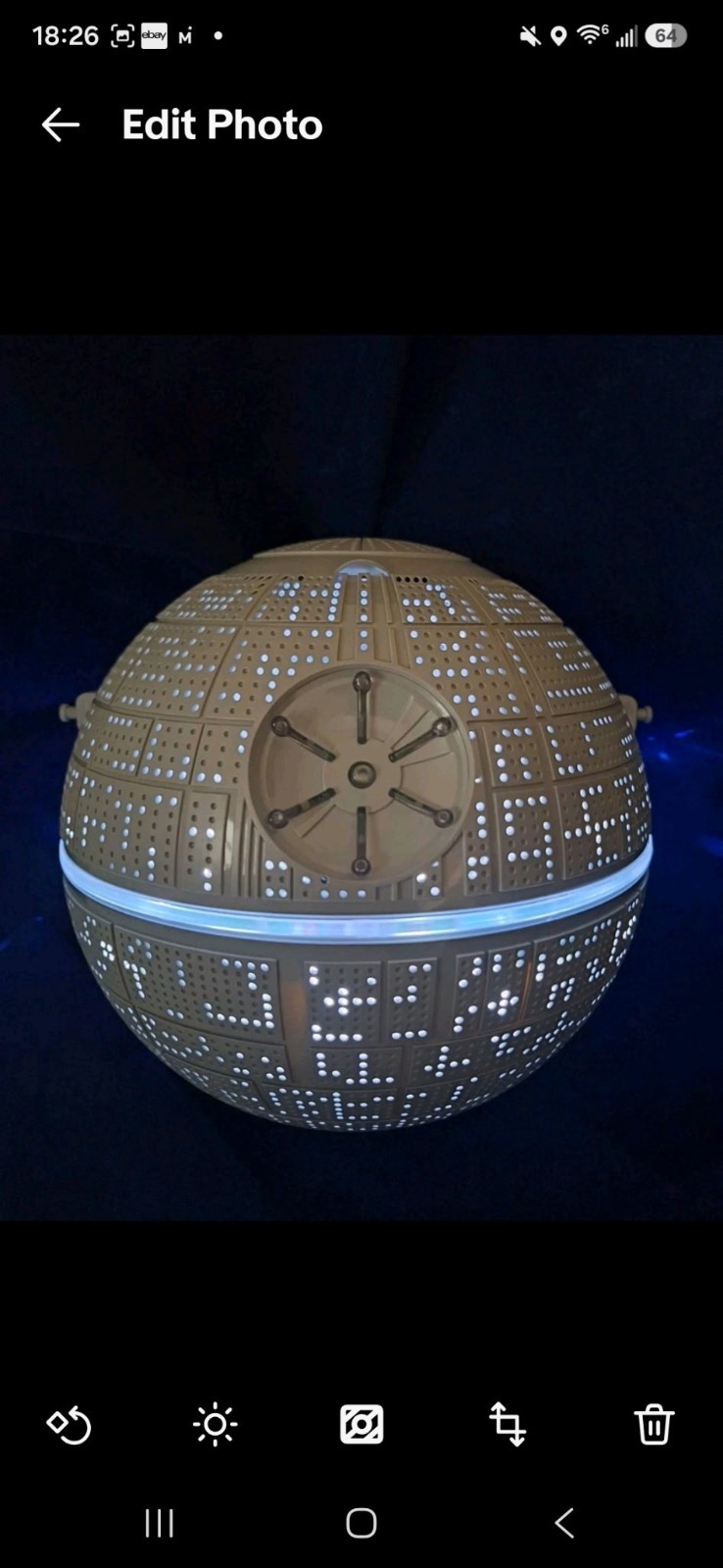 🔥Disney Star Wars Death Star Popcorn Bucket🔥 BRAND NEW NEVER TOUCHED