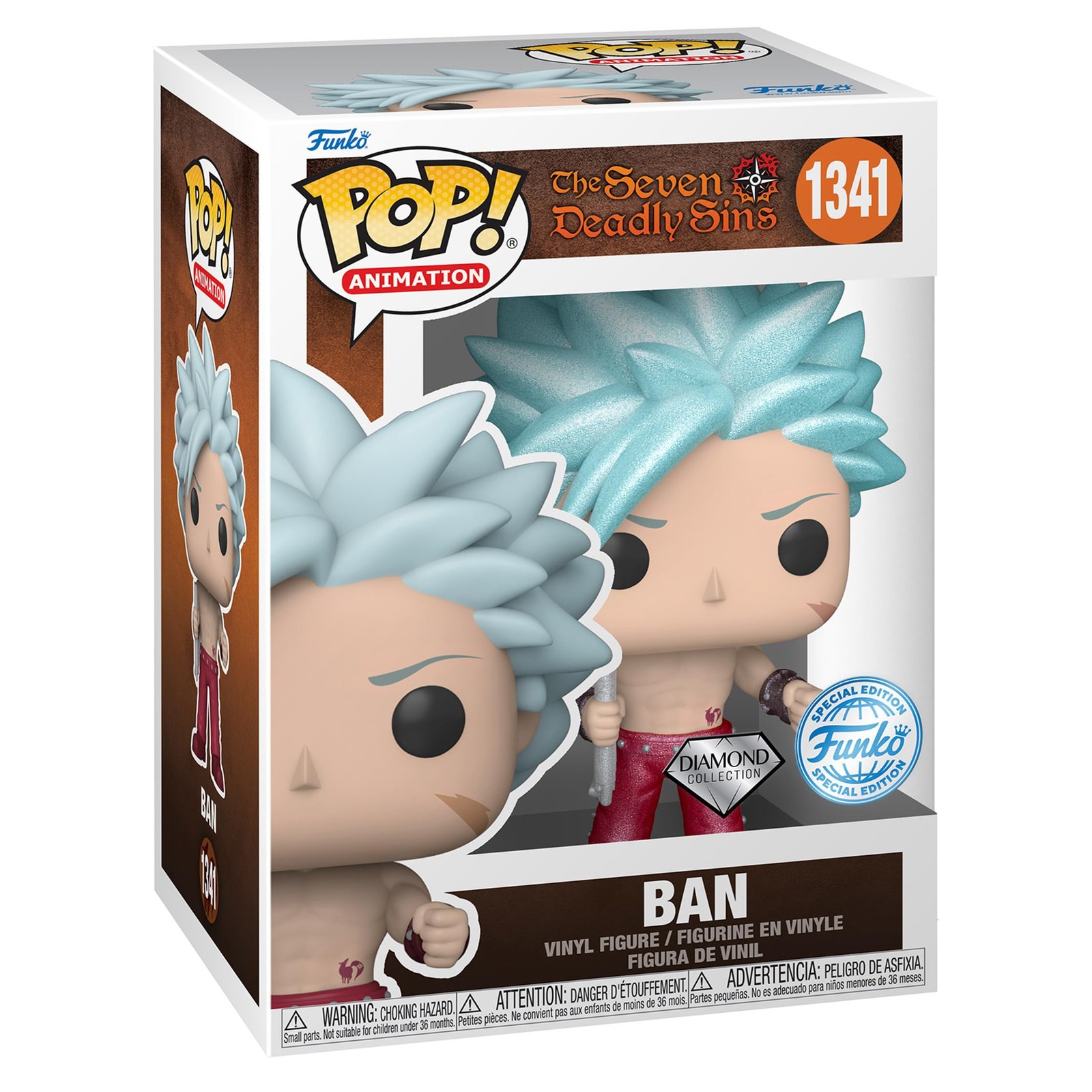 Funko Pop: The Seven Deadly Sins: Ban (Diamond) Previews Exclusive