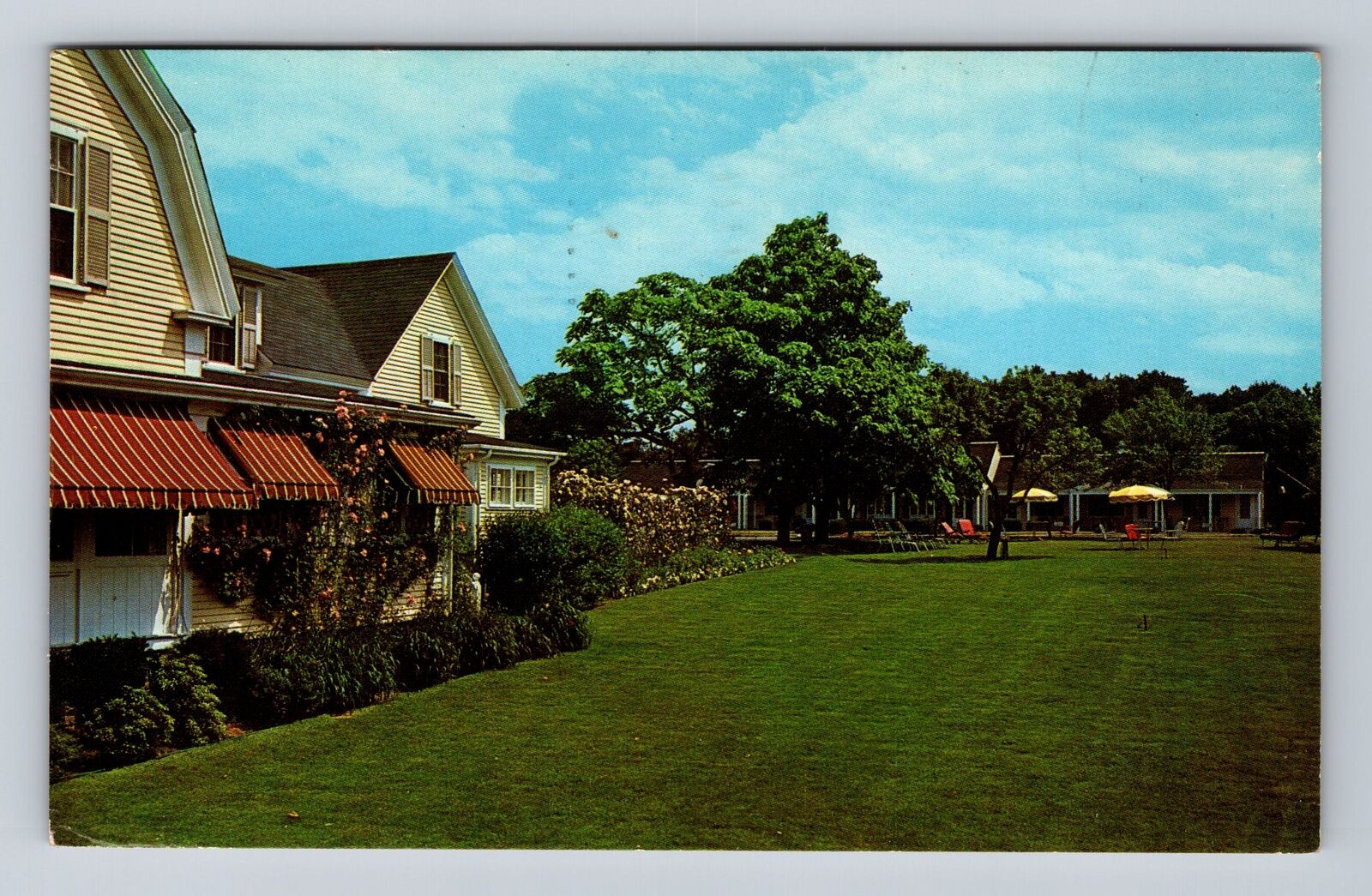 Cape Cod MA-Massachusetts, Harwich Port, Lincoln Lodge, Vintage c1961 Postcard