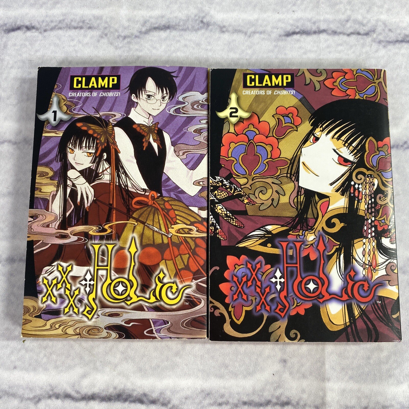 Clamp Xxx Holic Xxxholic Volume 1 - 2 Manga English Creators Of Ghobits EUC Clamp Xxx Holic Xxxholic Volume 1 - 2 Manga English Creators Of Ghobits EUC
