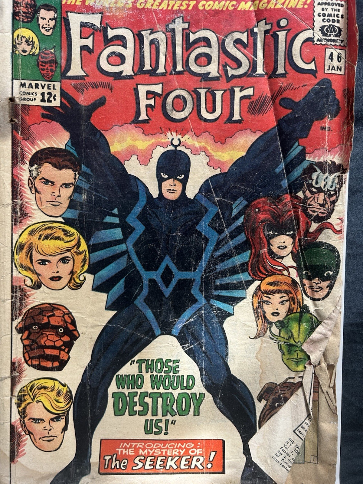 Marvel Fantastic Four #46 (1966) Those Who Would FantDestroy Us Stan Lee, Kirby