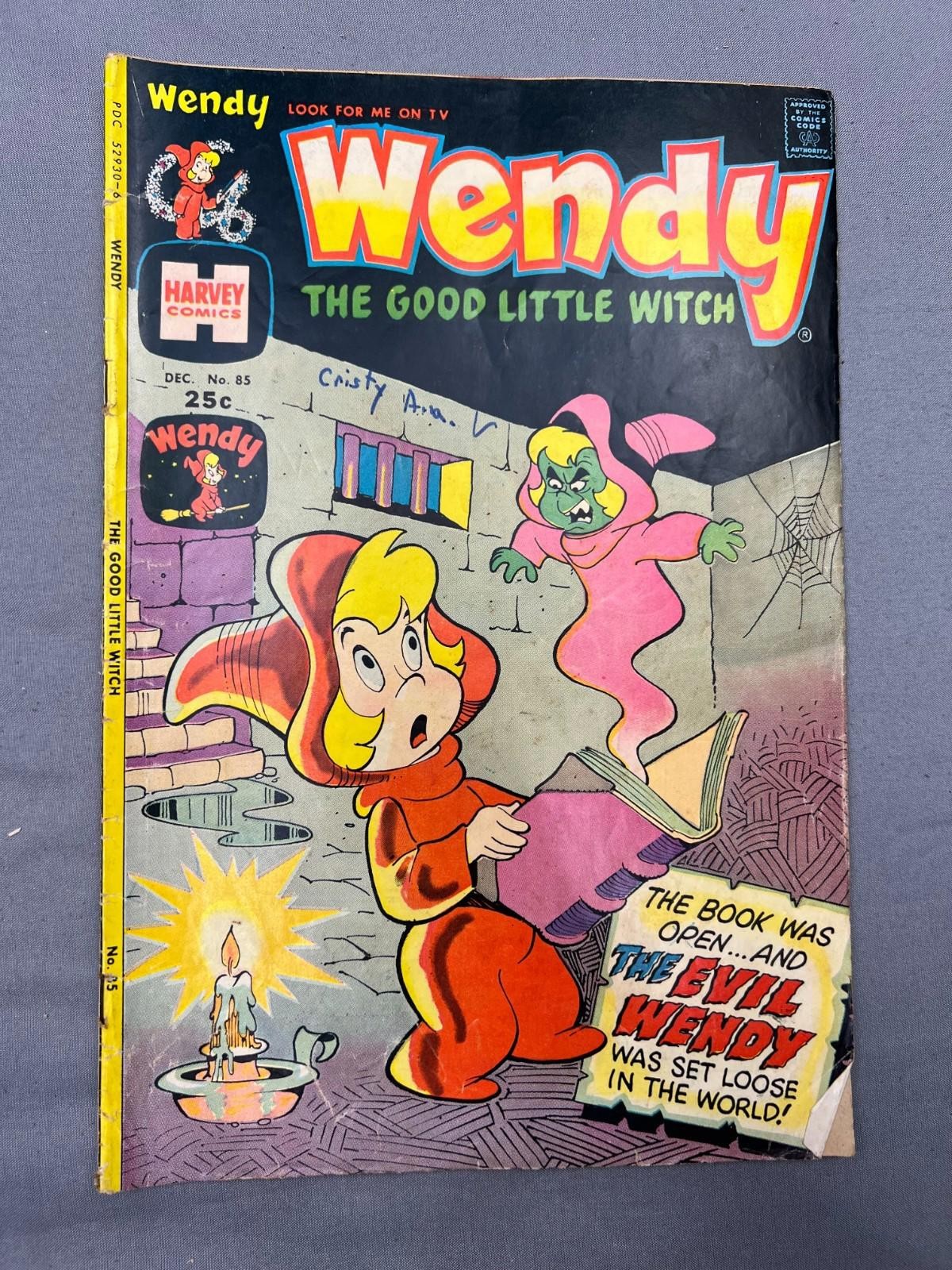 Vintage Comic Book Wendy the Good Little Witch No. 85 December
