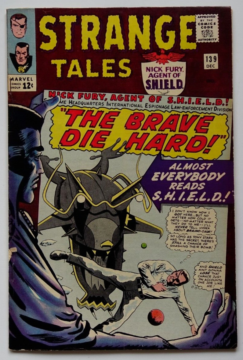 Comic Book- Strange Tales #139 Nick Fury S.H.I.E.L.D. / Dr Strange 1965