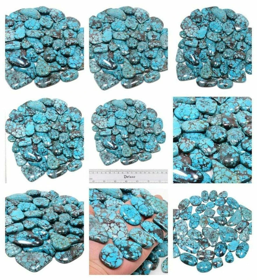 2500 Ct EGL Certified Afghani Turquoise Gemstone Mix Cut Natural Loose Wholesale