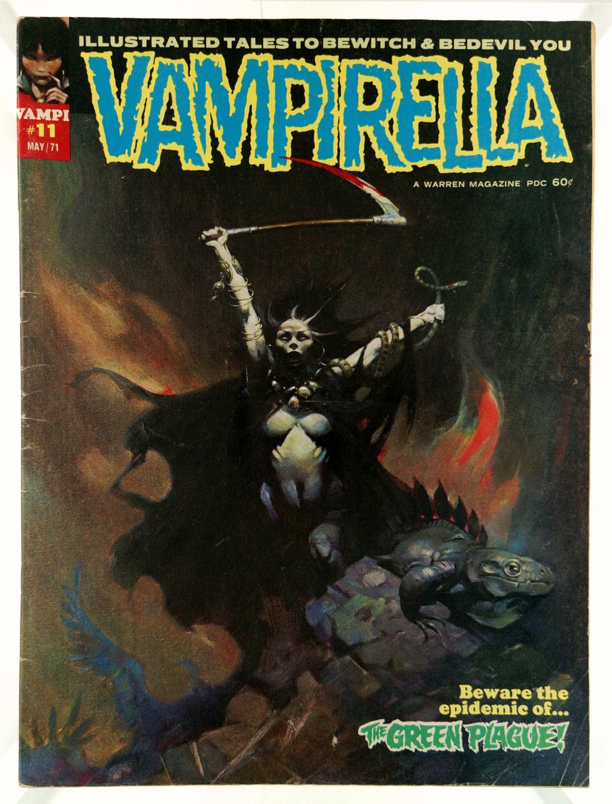 Vampirella #11 1971 Warren Comics VG/FN Comic Book 1st Green Plague