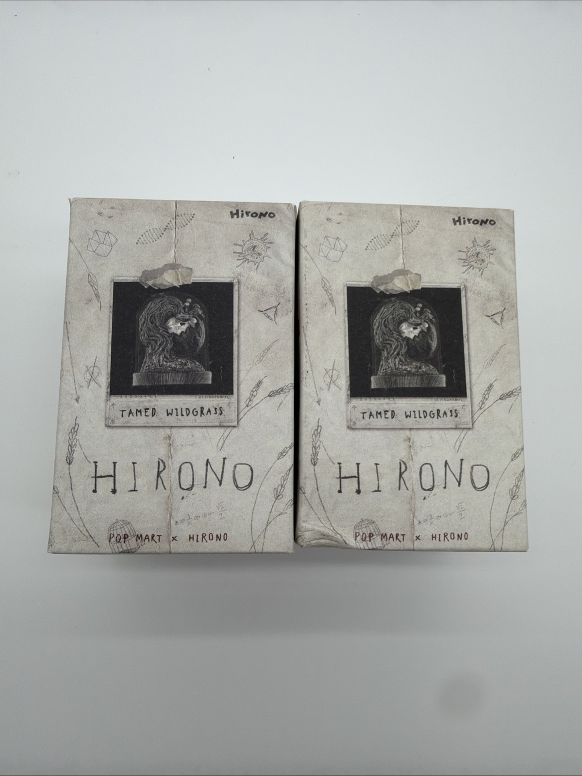 X2 Pop Mart Hirono Tamed Wildgrass series CAMPING figure NEW X2 Pop Mart Hirono Tamed Wildgrass series CAMPING figure NEW