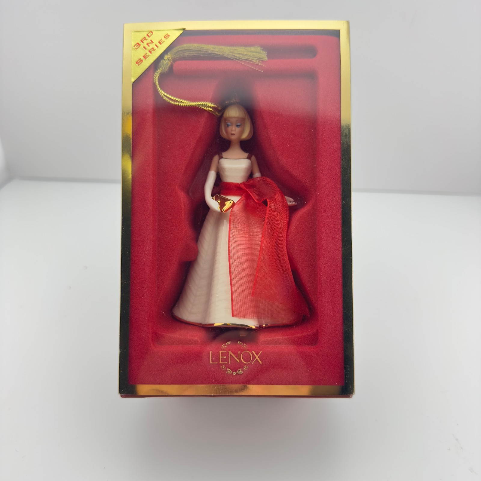LENOX 2005 Barbie Holiday Dance Ornament 3rd in Series New in Box