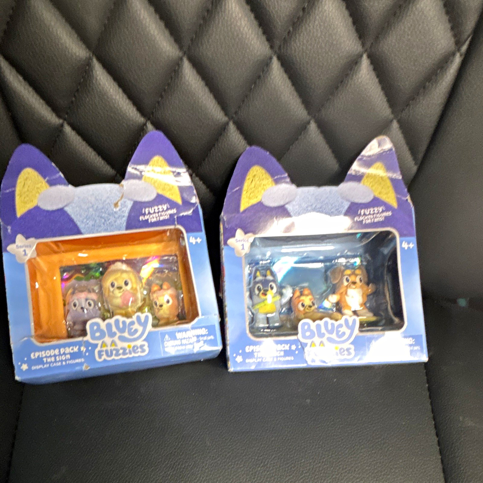 Bluey Fuzzies Series 1 Episode Pack 1 & 2 Boxed Figurines (2 Packs)