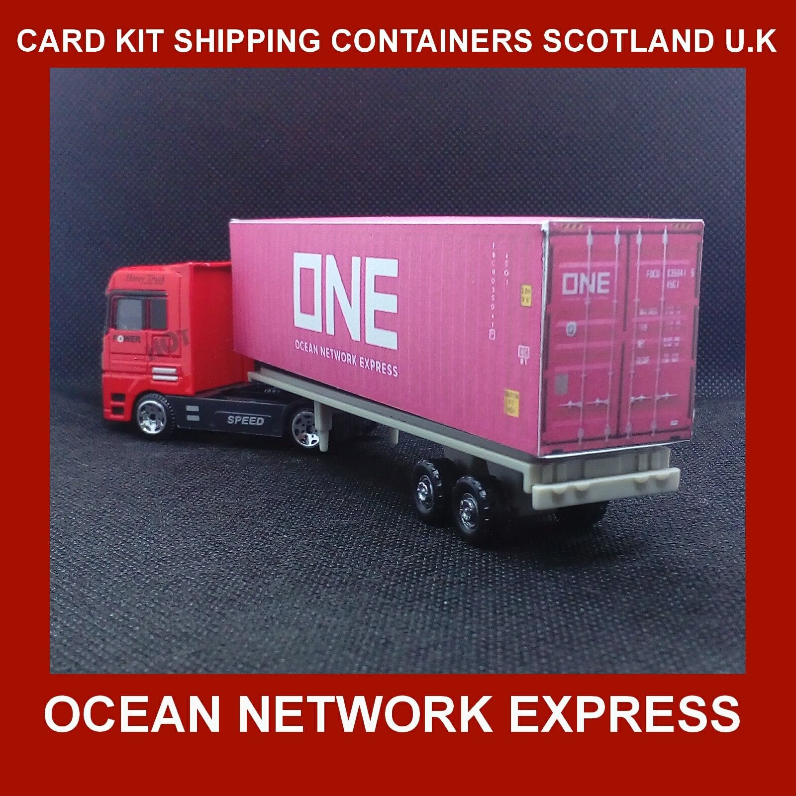 ONE Ocean Network Express 40ft x 4 Buy Now & FREE 20ft HO Gauge 1:87