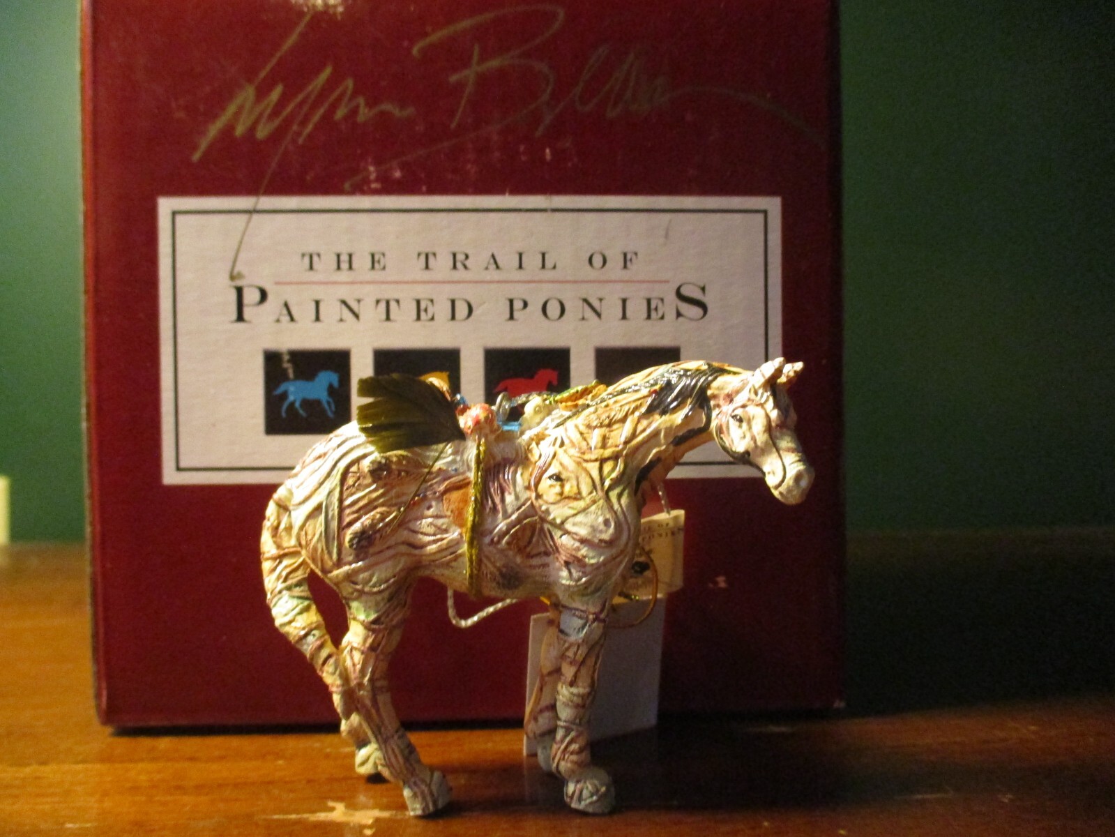 Trail Painted Ponies FETISH PONY Ornament CHRISTMAS  Rare SIGNED