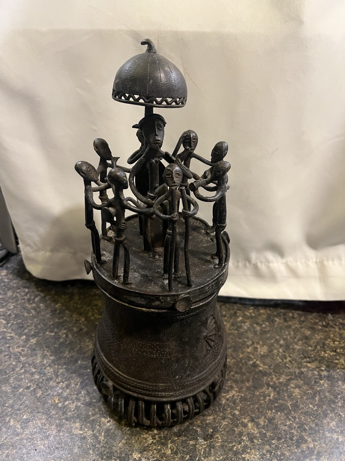 African Ashanti Tribal bronze Kudou from Ghana African Ashanti Tribal bronze Kudou from Ghana