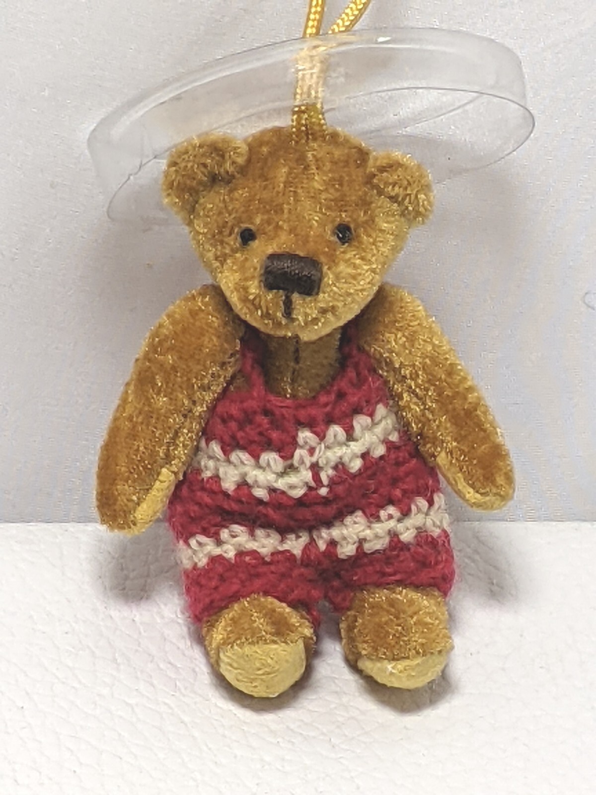 Gund Ornament Bear Countdown To Christmas Jointed Holiday Teddy Bear Vintage Gund Ornament Bear Countdown To Christmas Jointed Holiday Teddy Bear Vintage