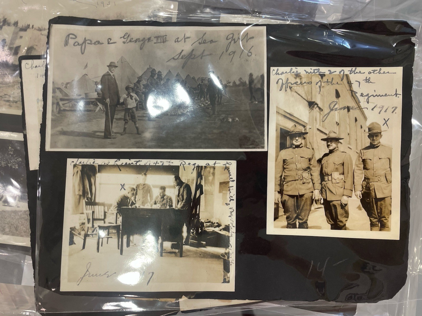 1916 Mexican Border Mission Texas 14th NY Infantry 47th WWI Photo Lot Annotated⁠