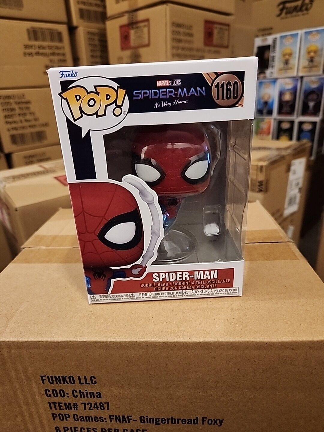 Funko Pop Disney-Marvel- Spider-Man No Way Home - Spider-Man in Finale Suit New