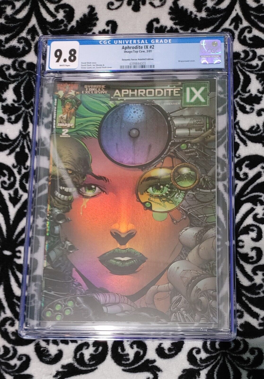 Aphrodite IX #2 Dynamic Forces Variant Limited Holochrome Cover CGC 9.8