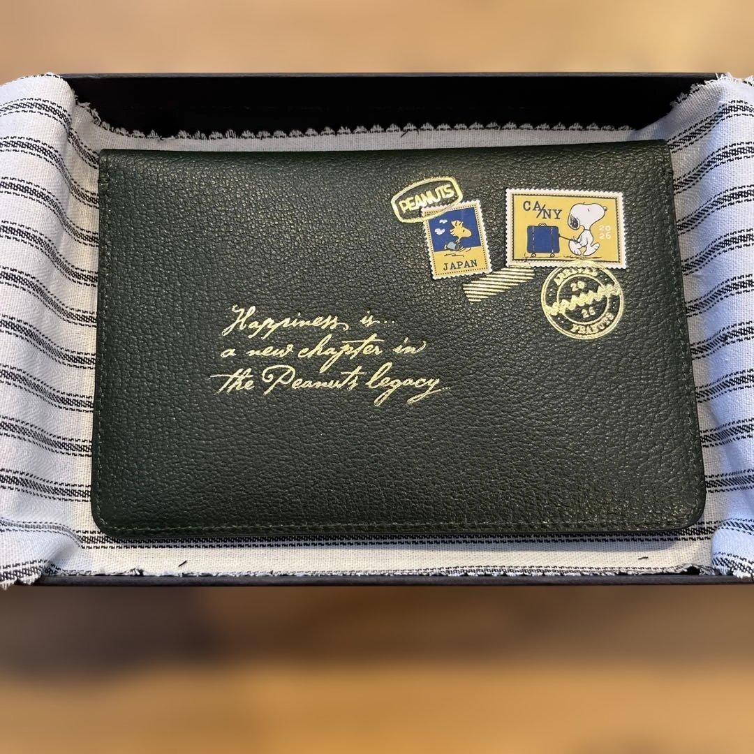 Anya Hindmarch x Peanuts Card Case Wallet Collaboration