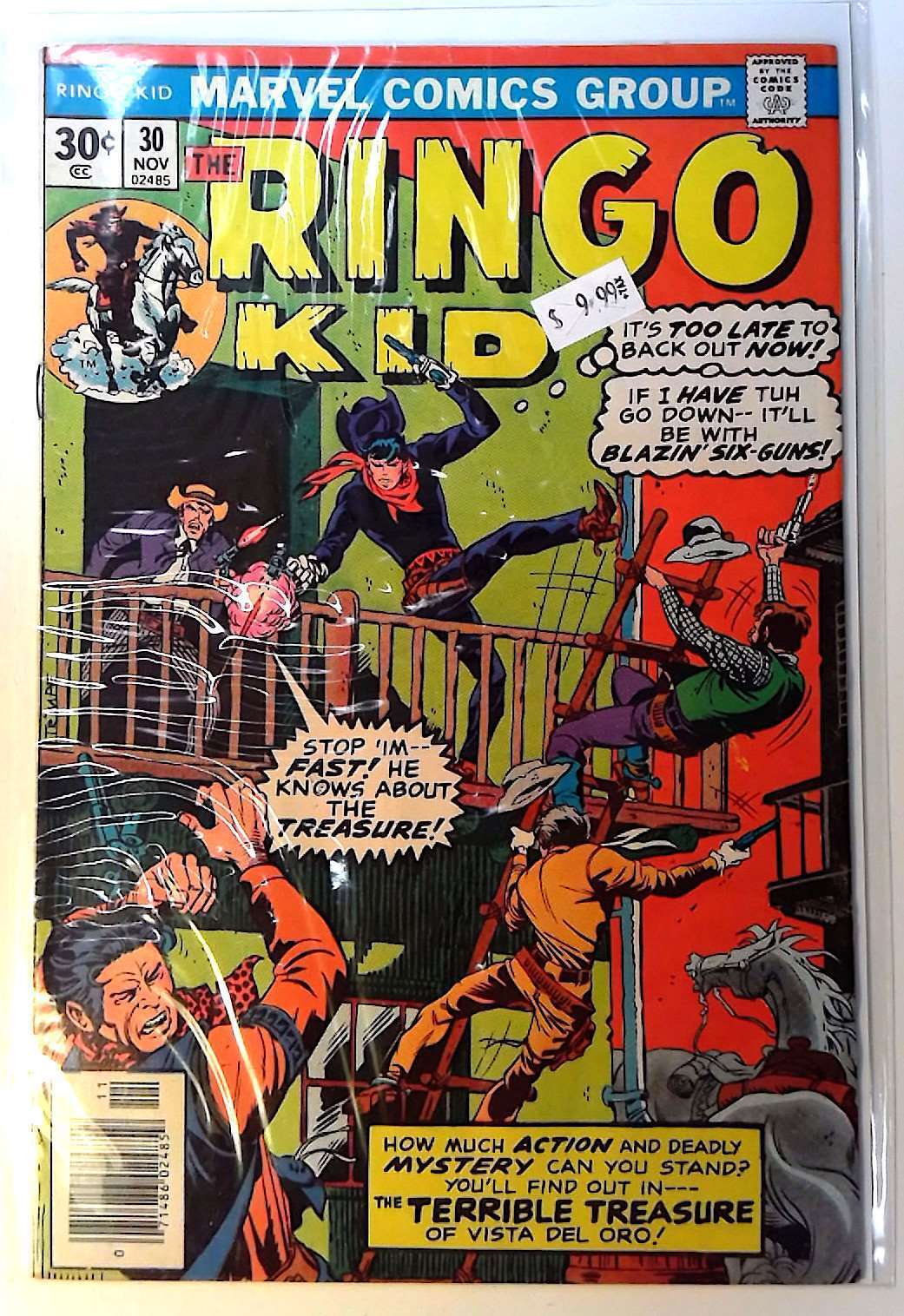 Ringo Kid #30 Marvel (1976) FN 1st Print Comic Book