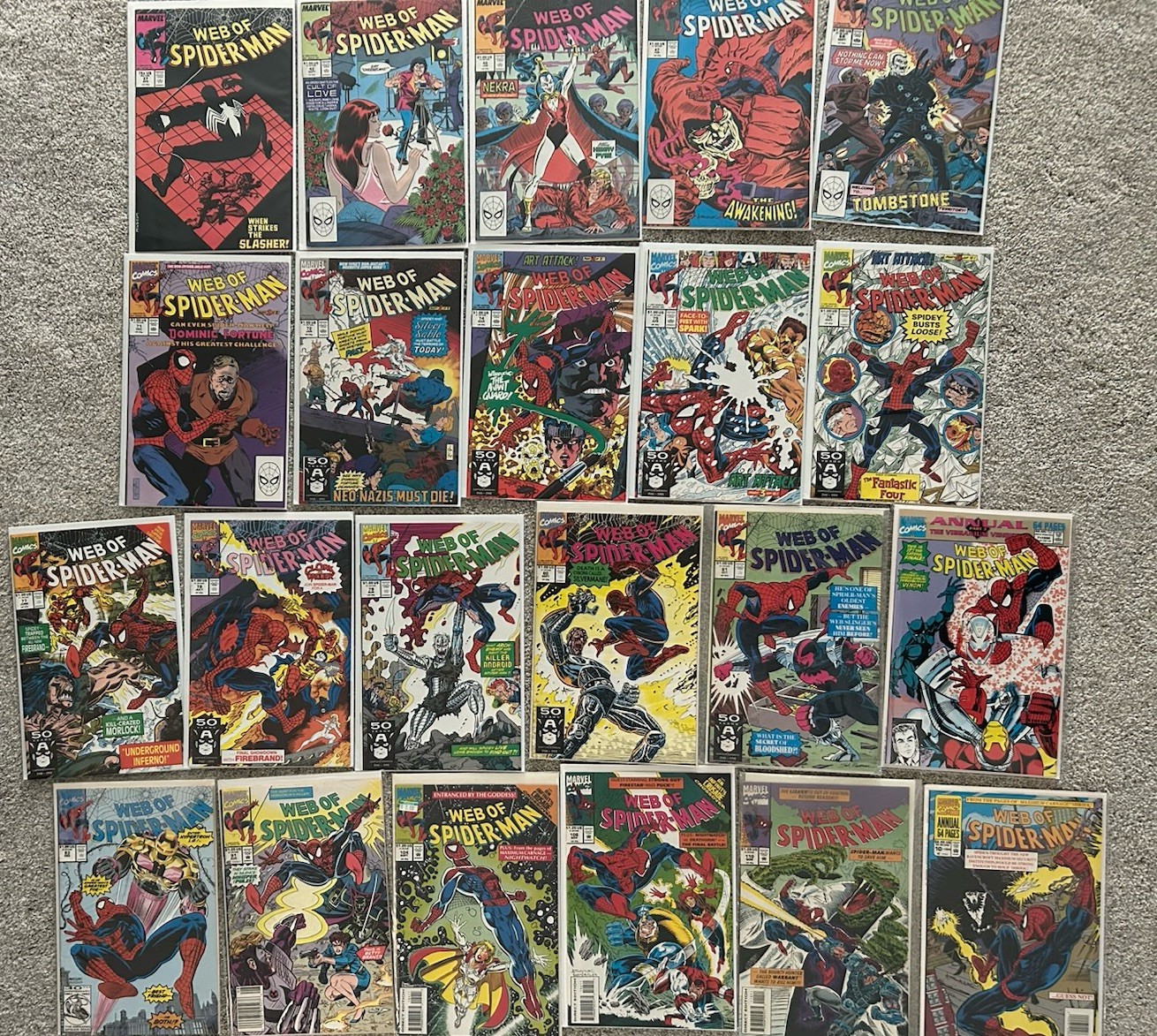 Web of SPIDER-MAN High Grade Lot (22)