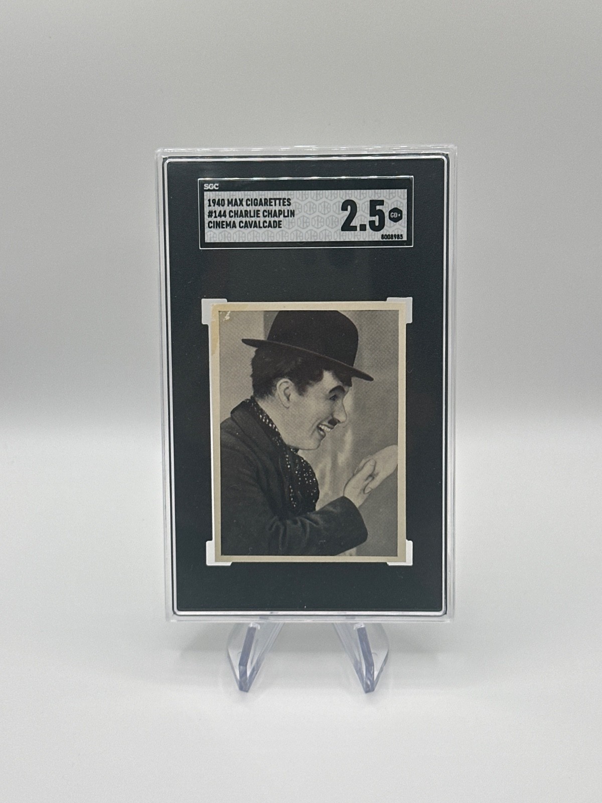 1940 Max Cinema Cavalcade Tobacco Medium Charlie Chaplin SGC 2.5 #144